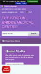 Mobile Screenshot of kentonbridgemedicalcentre.org.uk