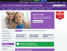 Tablet Screenshot of kentonbridgemedicalcentre.org.uk